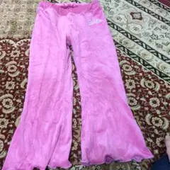 Barbie ピンク ベロアパンツ