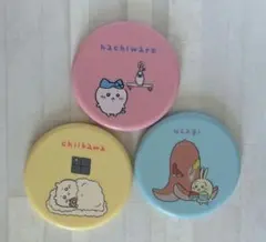 セリア　ちいかわ　ミニミラー　丸型　3種　seria