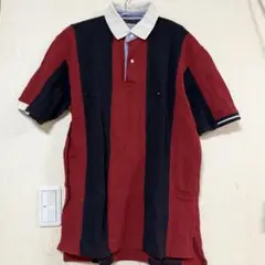 Tommy Hilfiger ポロシャツ ストライプ 古着
