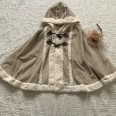 岸辺ゆの様　平成物！ムートン　ポンチョ　ダッフルコート　Y2K