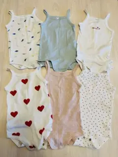 【miko様用、 4枚】プチバトー　キャミソール　肌着　12m