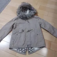 BACKNUMBER KIDS フード付きモッズコート 120㎝