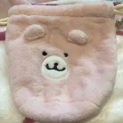 ちいかわ フェイス巾着 くまさんポシェット