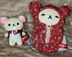 コリラックマ ぬいぐるみ 2点 リラックマ×コールマンコラボ あつめて
