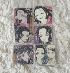 鬼滅の刃スクエアステッカーコレクション　胡蝶しのぶ　栗花落カナヲ