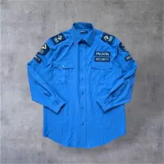 Paladin Security セキュリティシャツ カナダ警備ブルーLコスプレ