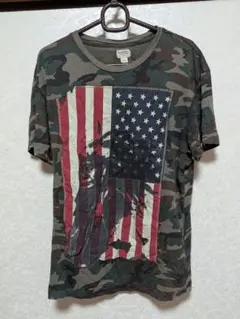 DENIM&SUPPLY ラルフローレン インディアン Tシャツ M 迷彩