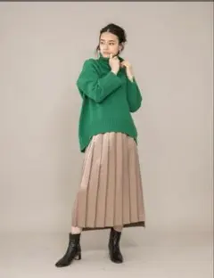 2way Audrey and John Wad デザインプリーツスカートのサムネイル