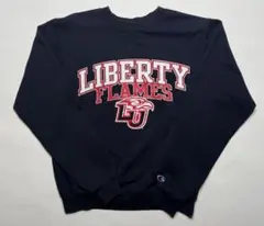 Champion スウェット LIBERTY FLAMESカレッジロゴ フェード