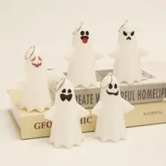 【数量限定】LED おばけライト ハロウィン 飾り 置物 インテリア 5体セット