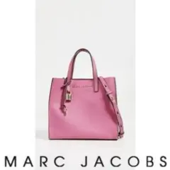 <美品>MARC JACOBS ピンク 2wayショルダーバッグ