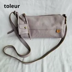 【美品】トーラtoleur カウレザー ロール ショルダーバッグ LV