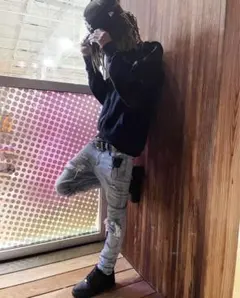 平本蓮着用 evisu 大黒ペイント 東京ブルー - メルカリ