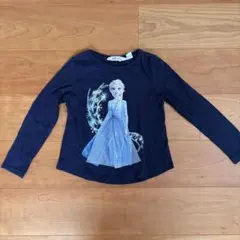 H&M エルサ 長袖カットソー ネイビー