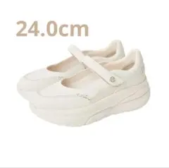 DIANA メリージェーン　厚底　スニーカー　新感覚シューズ　アイボリー