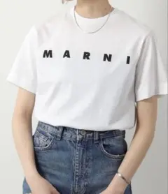 MARNI マルニ キッズ ロゴ Tシャツ 14Y ホワイトのサムネイル