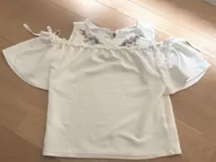 マジェスティックレゴン　半袖　ショルダーカットトップスのサムネイル