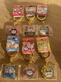 ②【値下げ】ちいかわ ご当地キーホルダー ハチワレ の6点セット　新品未使用