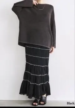 ココディール レースメローティアードスカート