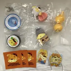 ポムポムプリン ガチャ4点おまとめ＋ステッカー