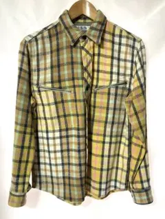 ハリウッドランチマーケット　チェック　ネルシャツ　サイズ　M