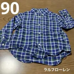 Ralph Lauren ラルフローレン　長袖　シャツ　2T 90　チェック