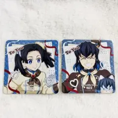 鬼滅の刃 神崎アオイ ＆ 嘴平伊之助 バレンタイン 2026 コースター