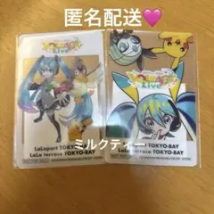 ポケモンfeat.初音ミク ららぽーと 特典 クリアカード2枚セット　ポケミク