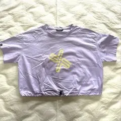 XEXYMIX クーリングコットン クロップド半袖Tシャツ　M パープルのサムネイル