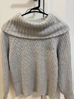 MAJESTIC LEGON ケーブル編み 長袖ニット