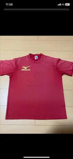 Mizuno レッド Tシャツ 2011