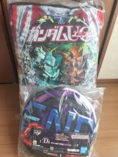 一番くじ 機動戦士ガンダムユニコーン C賞 とD賞　筐体クッション 未開封