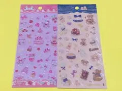 文具女子博cherish365限定3D立体シールセット チェリッシュ 2枚セット