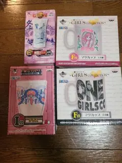 onepieceマグカップ、グラス、4個セット