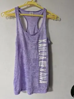 Exist　KAILUA HAWAII パープル タンクトップ Sサイズ
