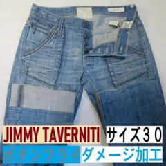 ジミータヴァニティ■デニム■サイズ30■ボタンフライ■ ダメージ加工■ 0194のサムネイル