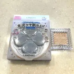 CANMAKE フェイスパウダー 01 SPF24 セザンヌ ハイライト2セット