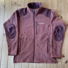 mont-bell クリマプラスニットジャケット 赤系