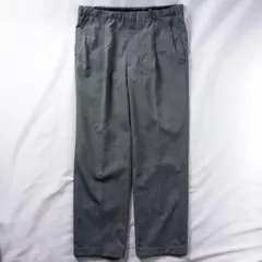 ビンテージ古着 90s 2タック グレンチェック サスペンダー ワイドスラックス