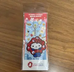 大阪万博2025　サンリオ　ミャクミャク　ハローキティ　アクリルキーホルダー