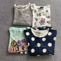 120 女の子 Tシャツ まとめ売り ディズニー プティマイン