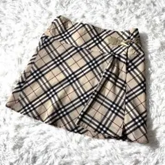 美品✨バーバリーブルーレーベル　ミニスカート　フレア　ノバチェック　Y2K 36