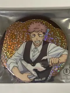 呪術廻戦 セガカフェ　虎杖悠仁　ホログラムアクリルバッジ 約10cm