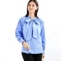 green label relaxing ボウタイ 2WAY ブラウス