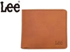 LEE　234　ブラウン　イタリアンレザー　二つ折り財布のサムネイル