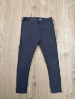 無印良品 あったか綿 レギンス 110cm ダークグレー