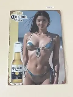 レトロデザイン Corona Extra ブリキ看板