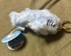 ブルブル　ふわふわ　サメ　キーホルダー　アオヒョウ柄 タグ付き