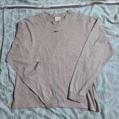 NIKE センタースウォッシュ ロンT 短丈 Mサイズ グレー