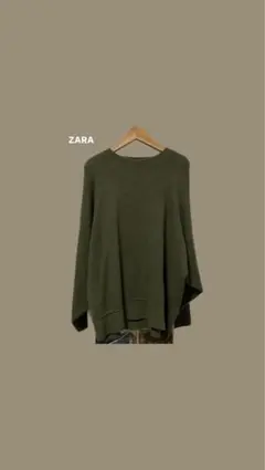 【値下げ】ZARA_レーヨン素材ニット